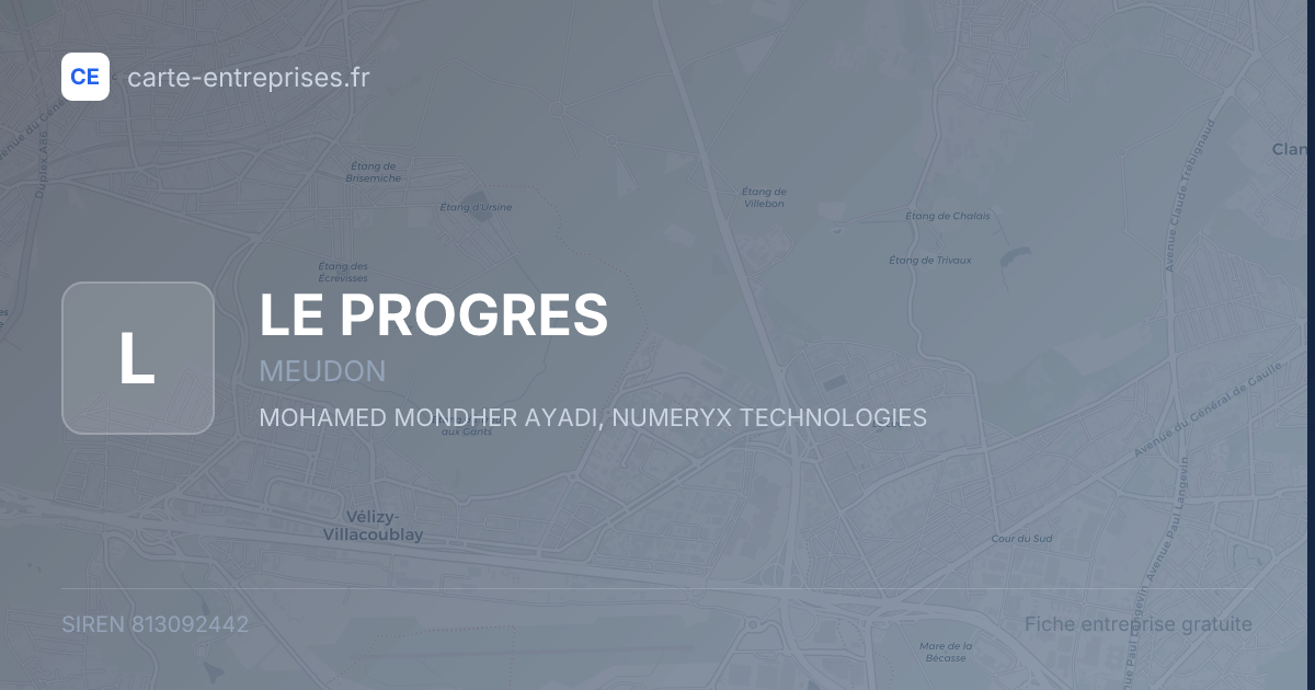 LE PROGRES — 813092442 — fiche entreprise
