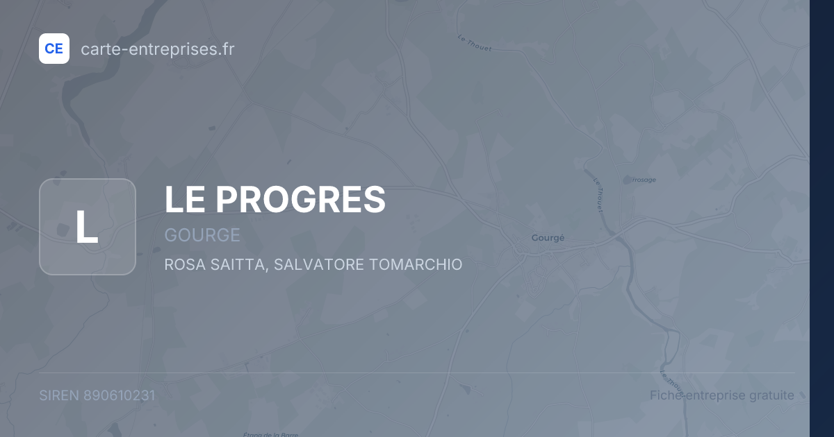 LE PROGRES — 890610231 — fiche entreprise