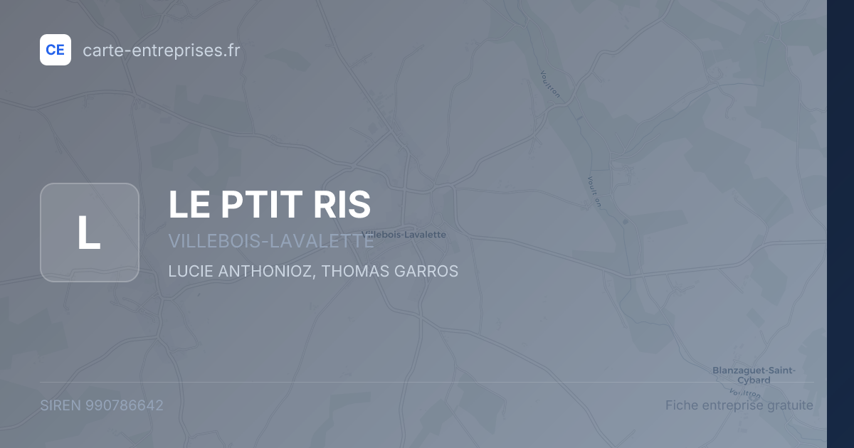 LE PTIT RIS — 990786642 — fiche entreprise