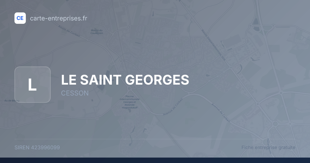LE SAINT GEORGES — 423996099 — fiche entreprise