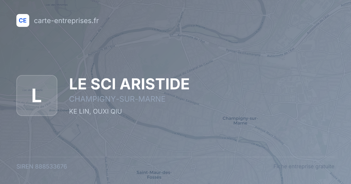 LE SCI ARISTIDE — 888533676 — fiche entreprise