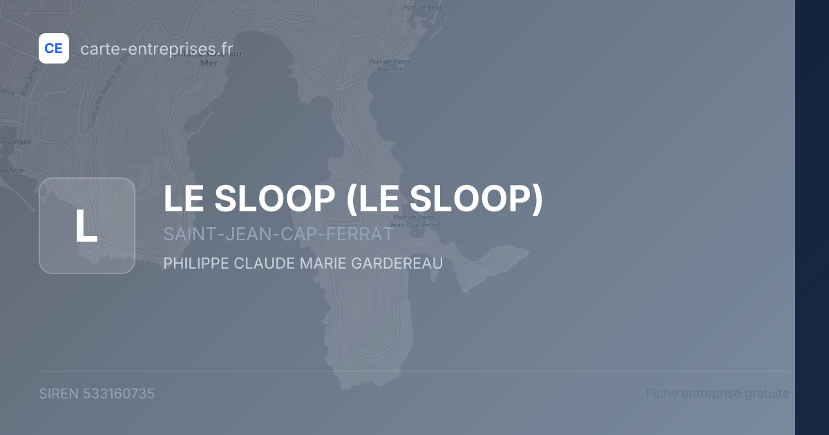 LE SLOOP — 533160735 — fiche entreprise