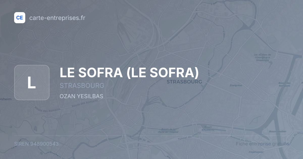 LE SOFRA — 948900543 — fiche entreprise