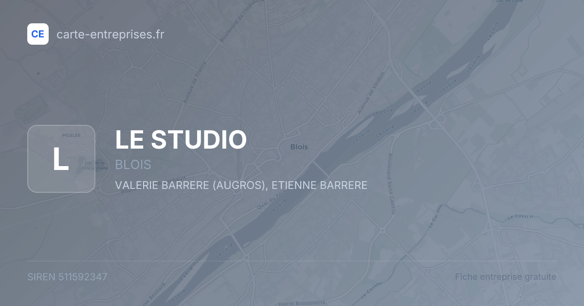 LE STUDIO — 511592347 — fiche entreprise
