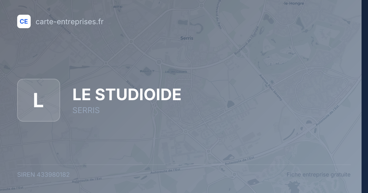 LE STUDIOIDE — 433980182 — fiche entreprise