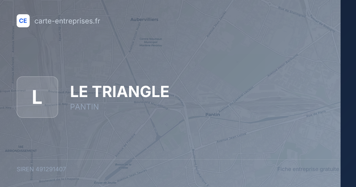 LE TRIANGLE — 491291407 — fiche entreprise
