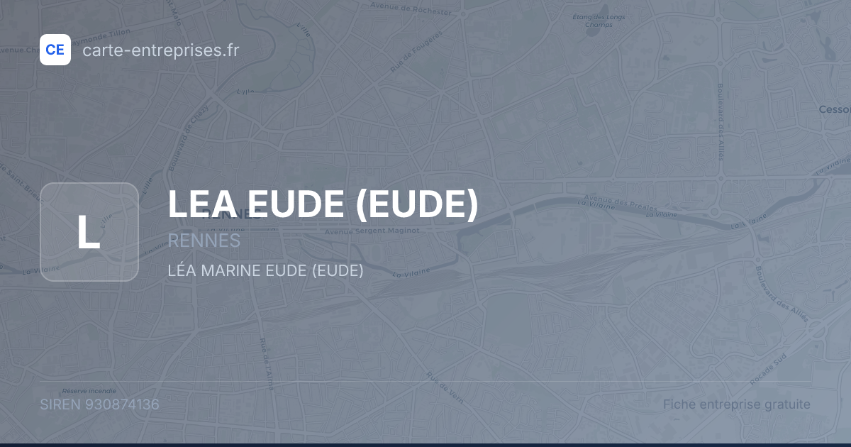LEA EUDE (EUDE) — 930874136 — fiche entreprise