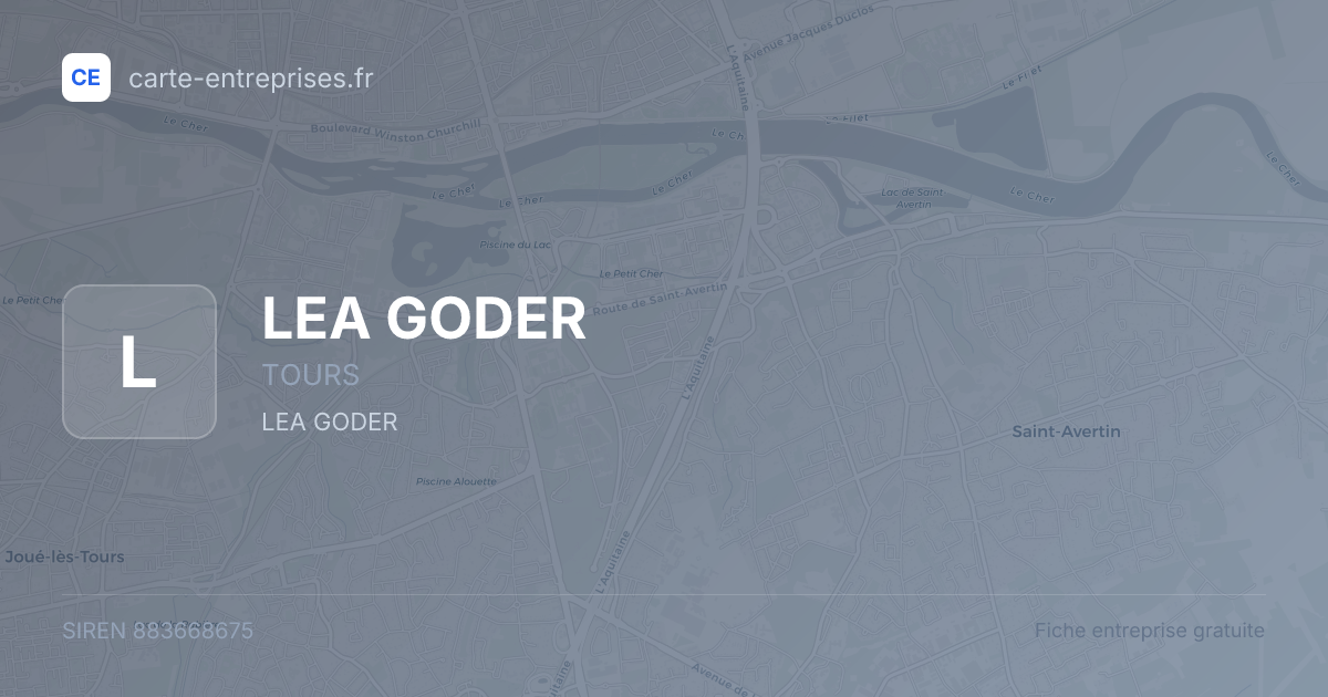 LEA GODER — 883668675 — fiche entreprise