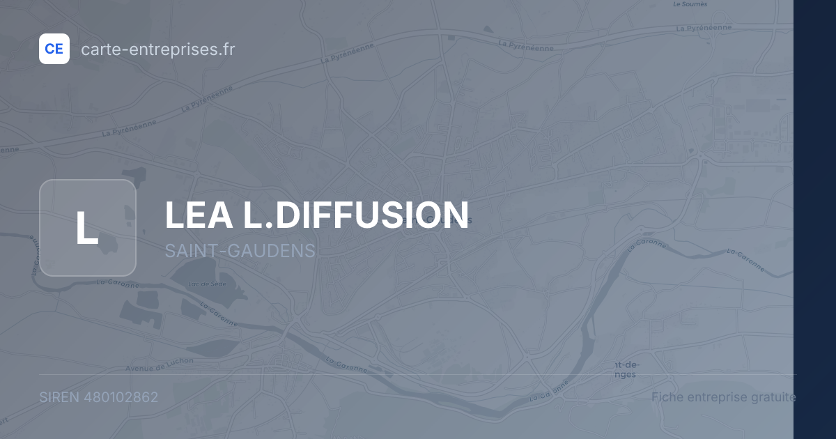 LEA L.DIFFUSION — 480102862 — fiche entreprise