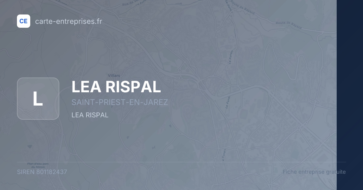 LEA RISPAL — 801182437 — fiche entreprise