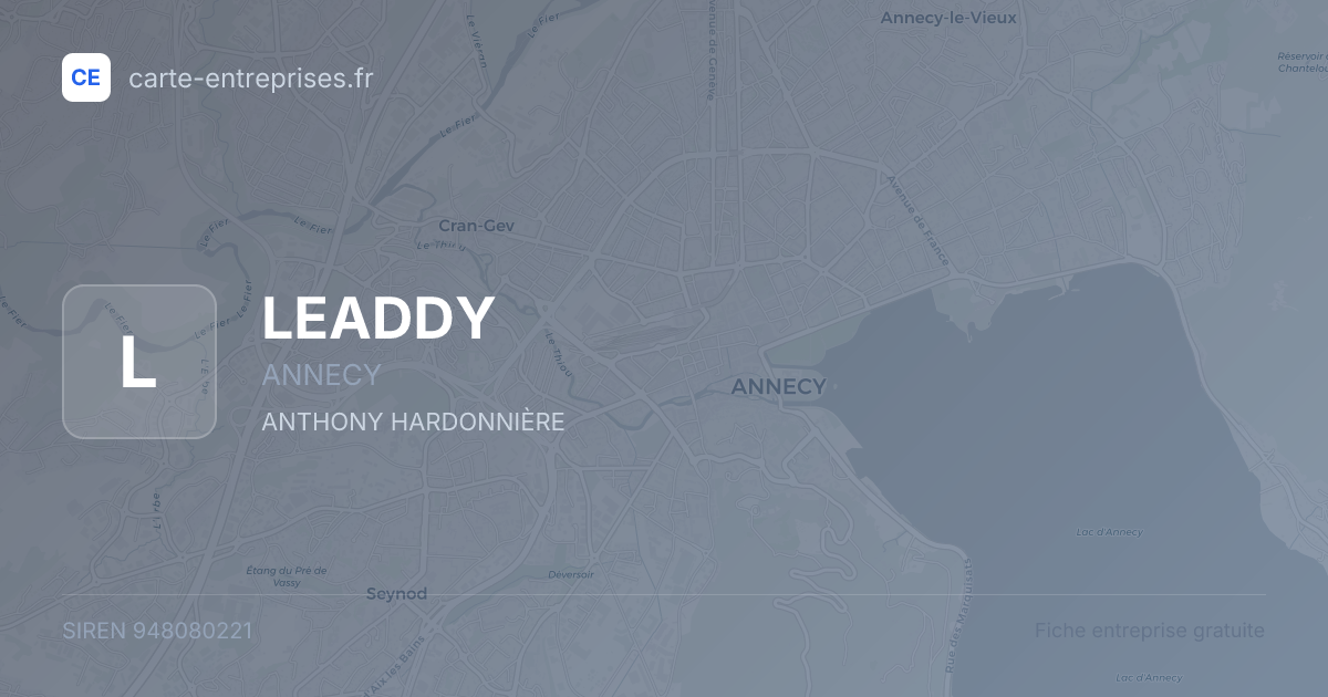 LEADDY — 948080221 — fiche entreprise