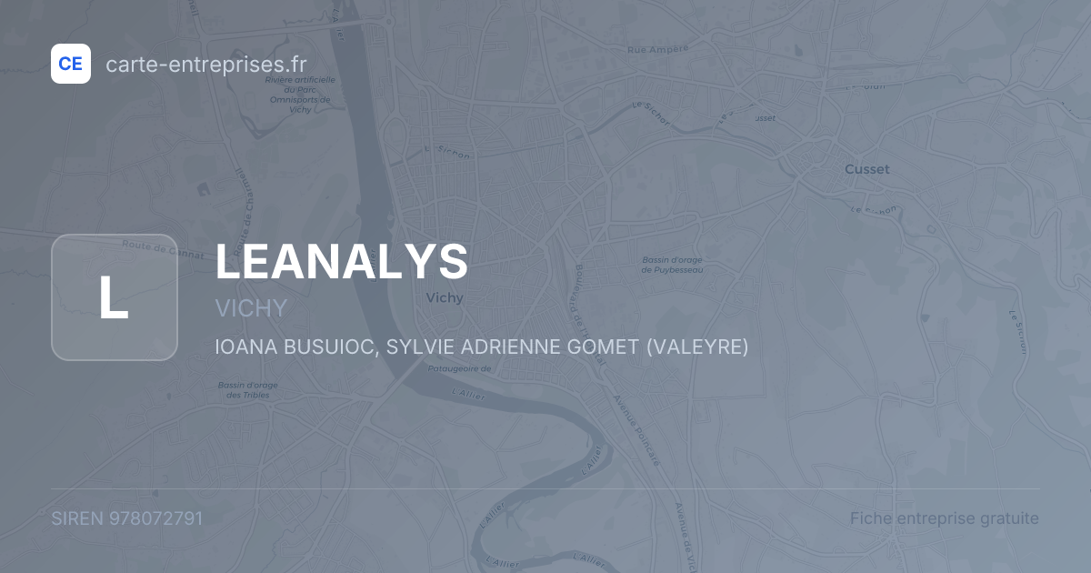 LEANALYS — 978072791 — fiche entreprise