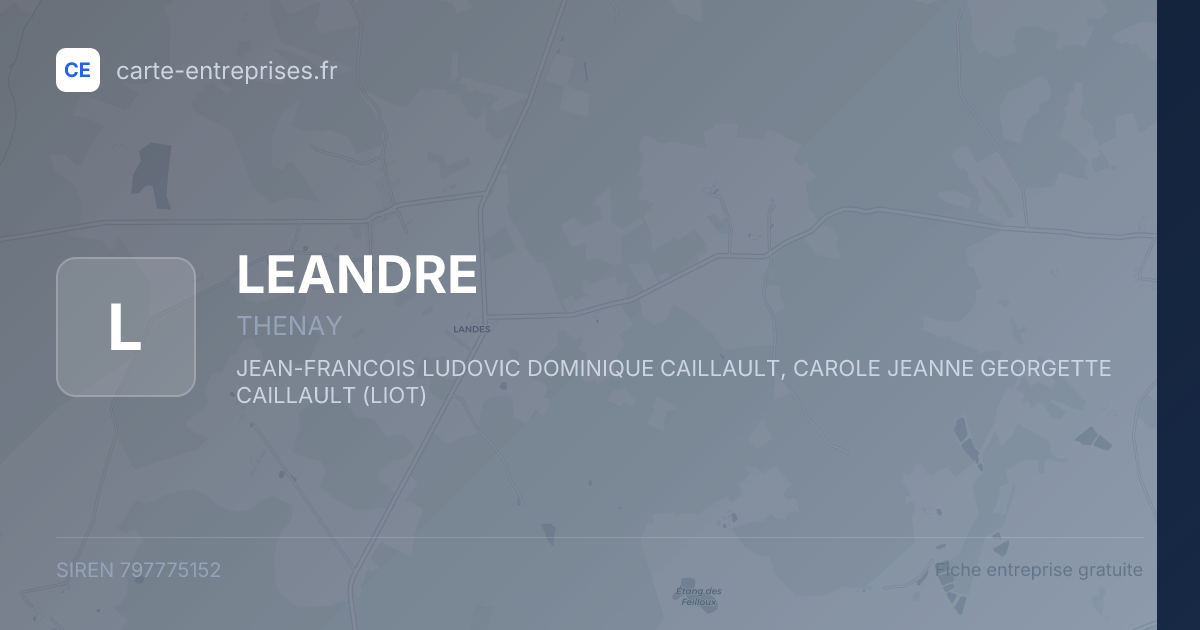 LEANDRE — 797775152 — fiche entreprise