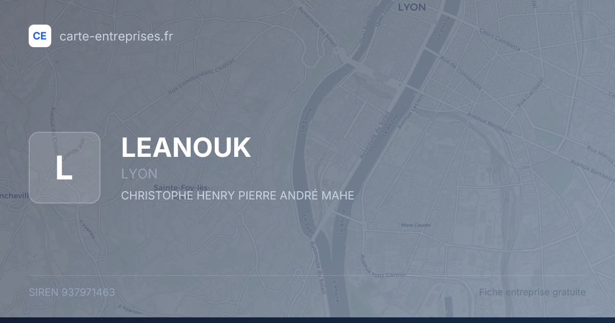 LEANOUK — 937971463 — fiche entreprise