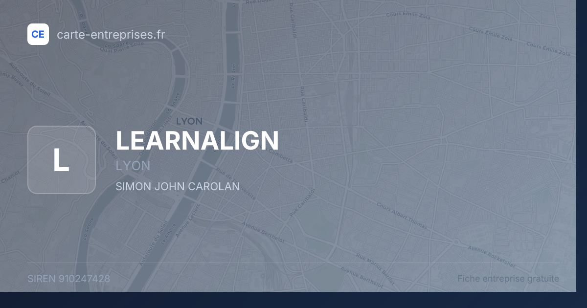 LEARNALIGN — 910247428 — fiche entreprise