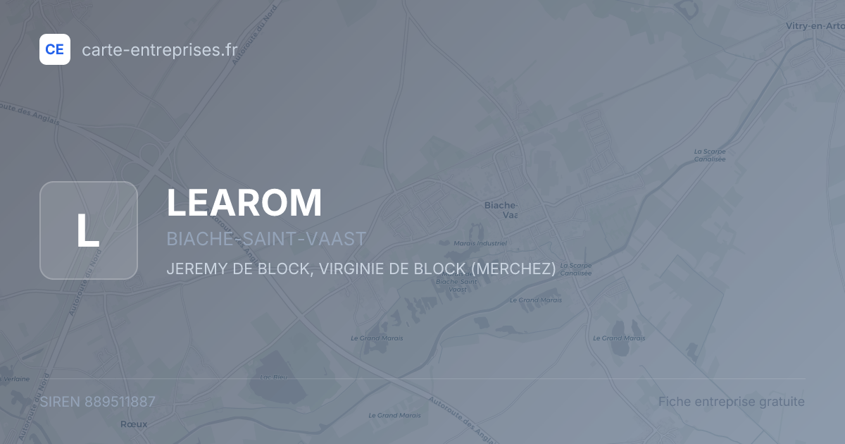 LEAROM — 889511887 — fiche entreprise