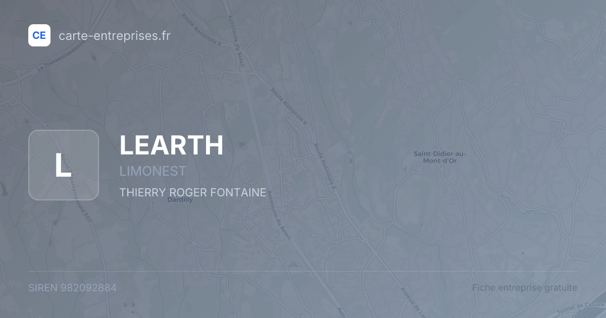 LEARTH — 982092884 — fiche entreprise
