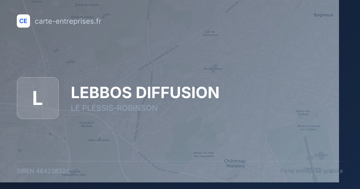 LEBBOS DIFFUSION — 484238324 — fiche entreprise