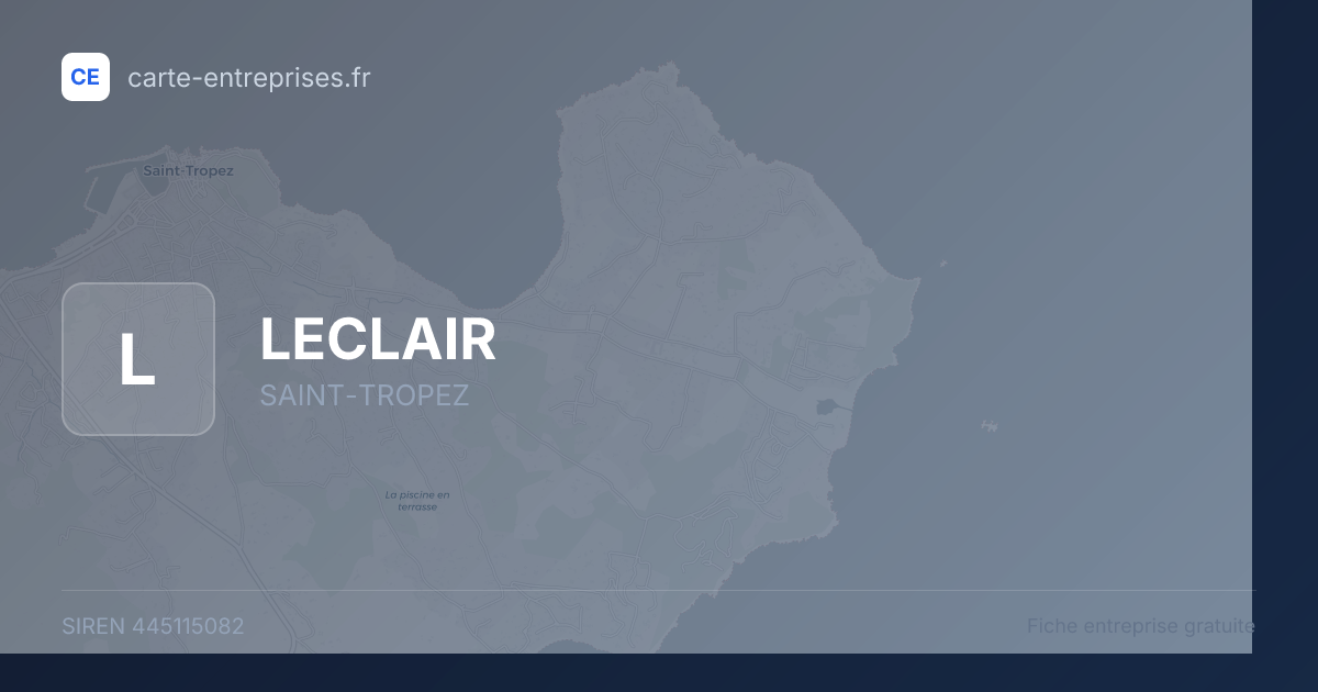 LECLAIR — 445115082 — fiche entreprise