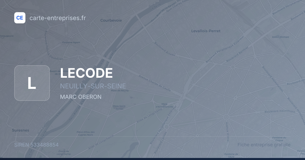 LECODE — 533488854 — fiche entreprise