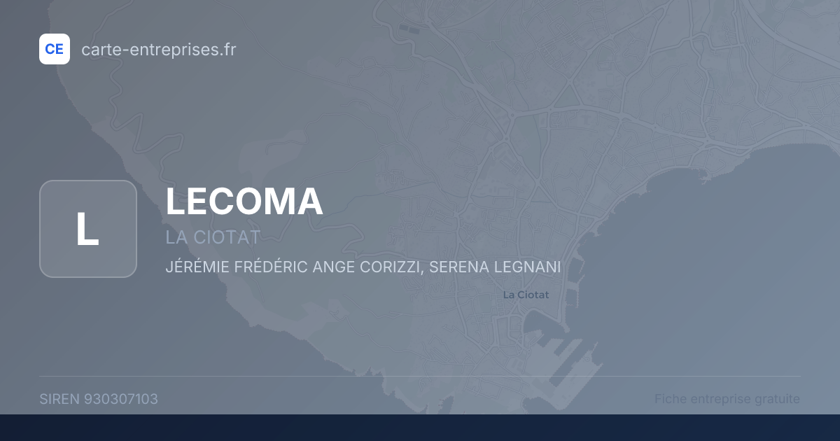 LECOMA — 930307103 — fiche entreprise