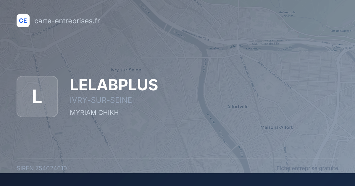 LELABPLUS — 754024610 — fiche entreprise