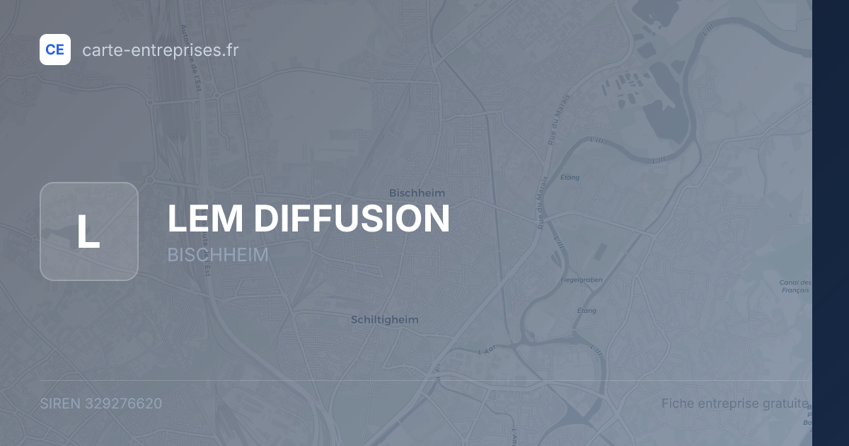 LEM DIFFUSION — 329276620 — fiche entreprise