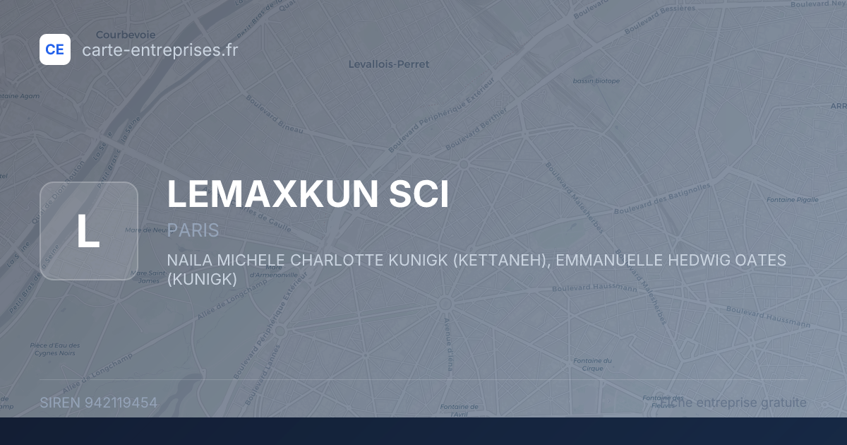 LEMAXKUN SCI — 942119454 — fiche entreprise