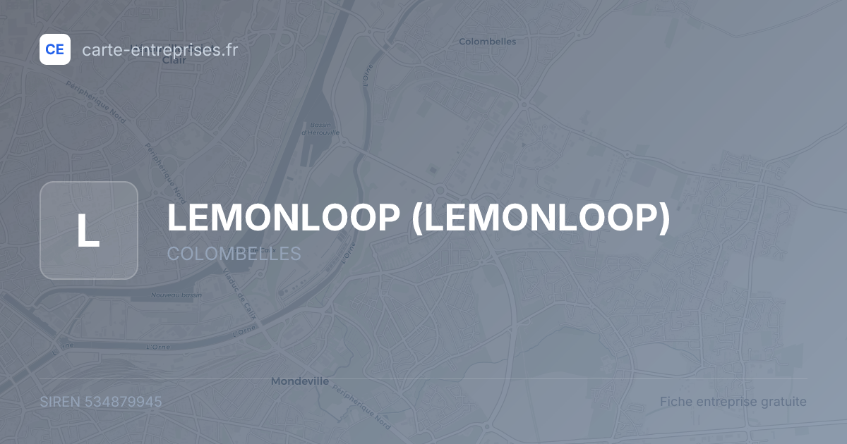 LEMONLOOP — 534879945 — fiche entreprise
