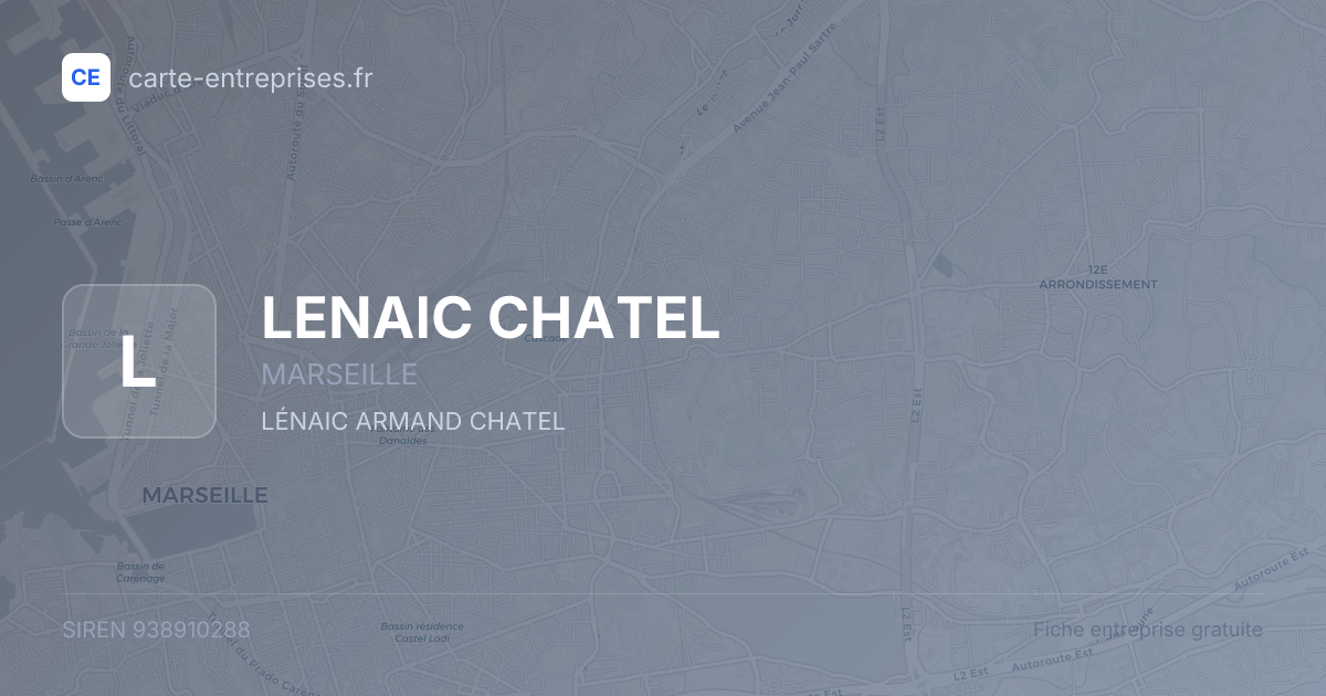 LENAIC CHATEL — 938910288 — fiche entreprise