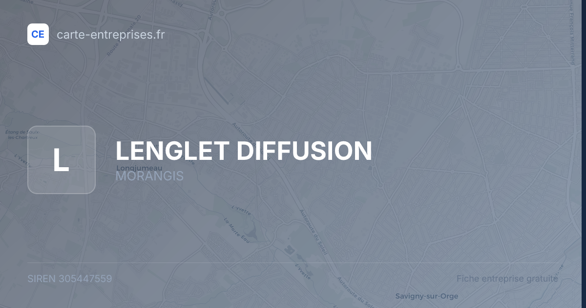 LENGLET DIFFUSION — 305447559 — fiche entreprise