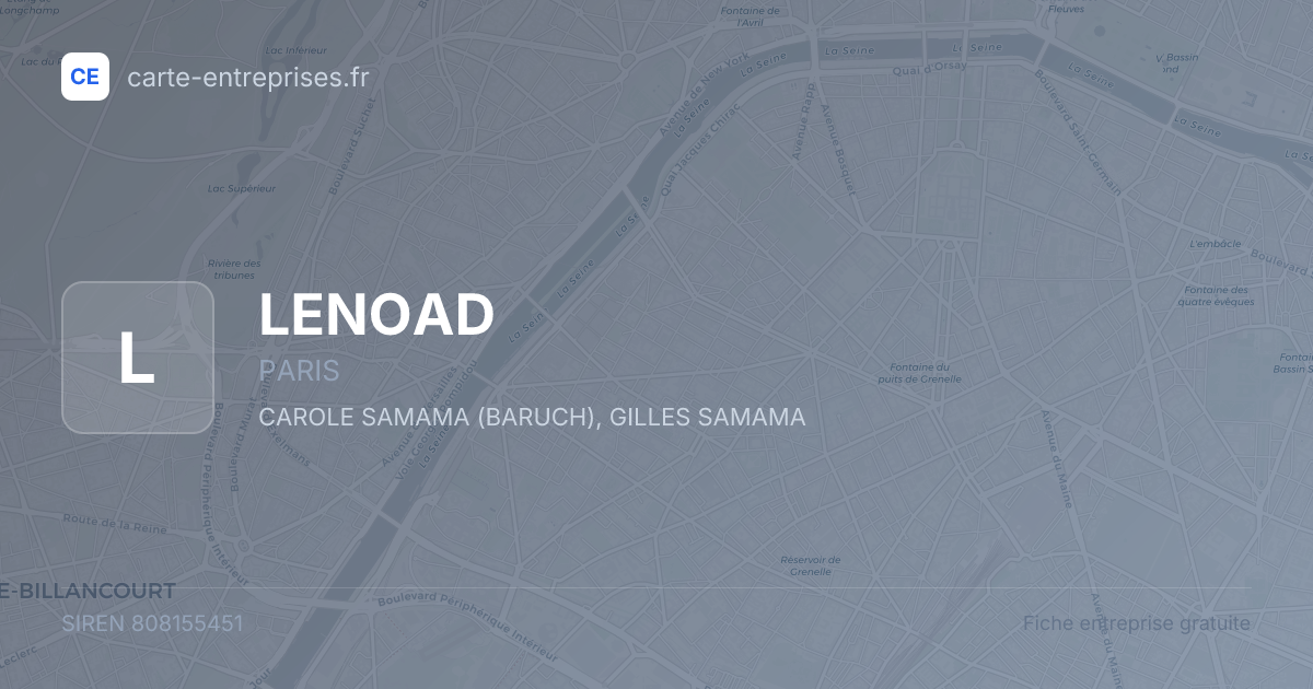 LENOAD — 808155451 — fiche entreprise