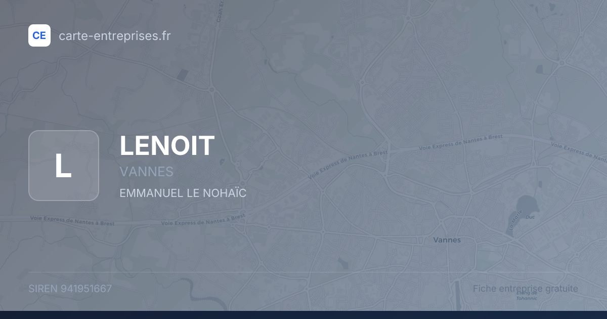 LENOIT — 941951667 — fiche entreprise