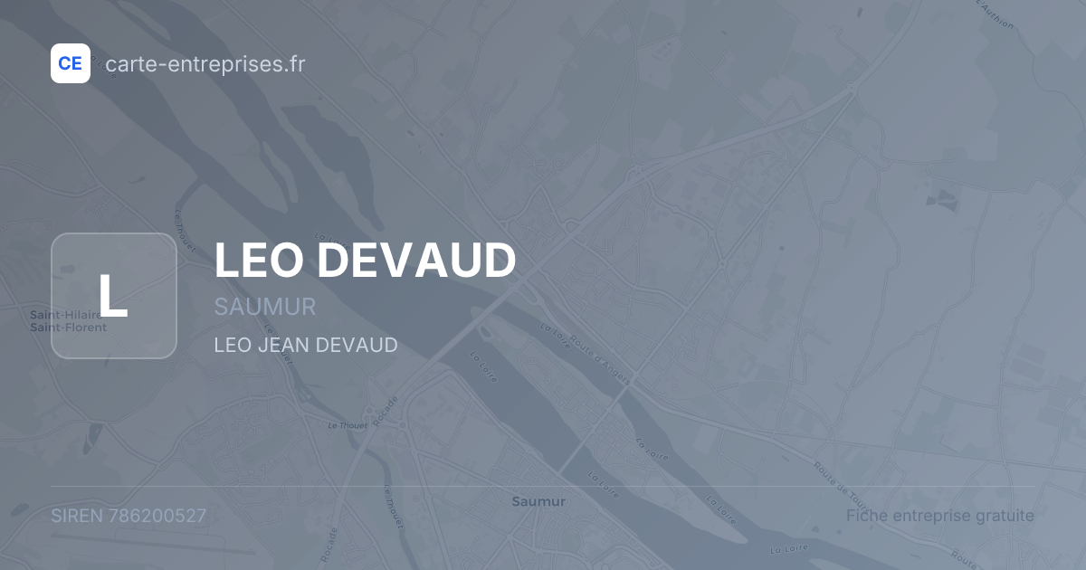 LEO DEVAUD — 786200527 — fiche entreprise
