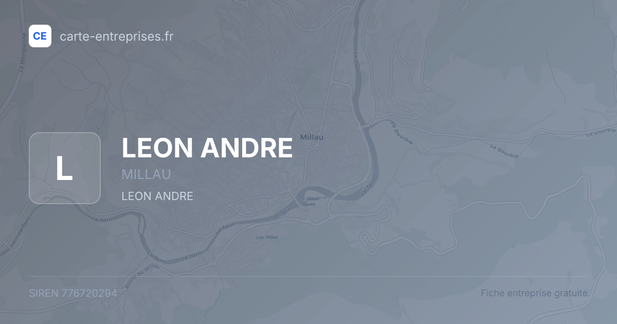 LEON ANDRE — 776720294 — fiche entreprise
