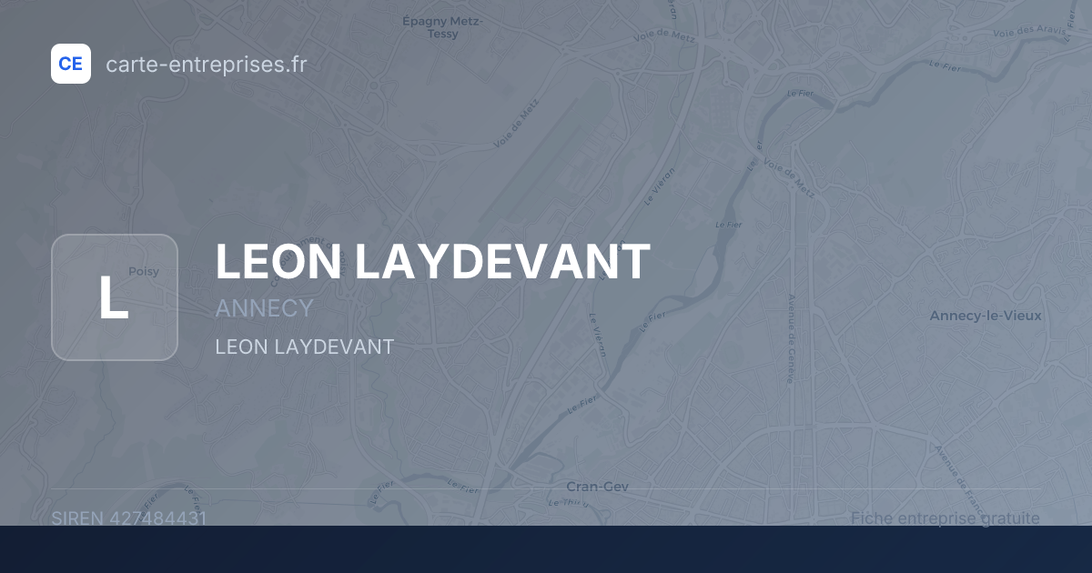 LEON LAYDEVANT — 427484431 — fiche entreprise