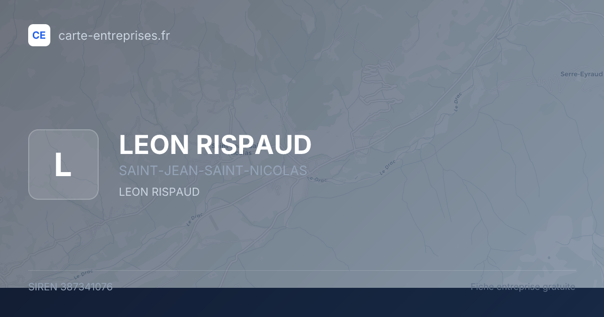 LEON RISPAUD — 387341076 — fiche entreprise