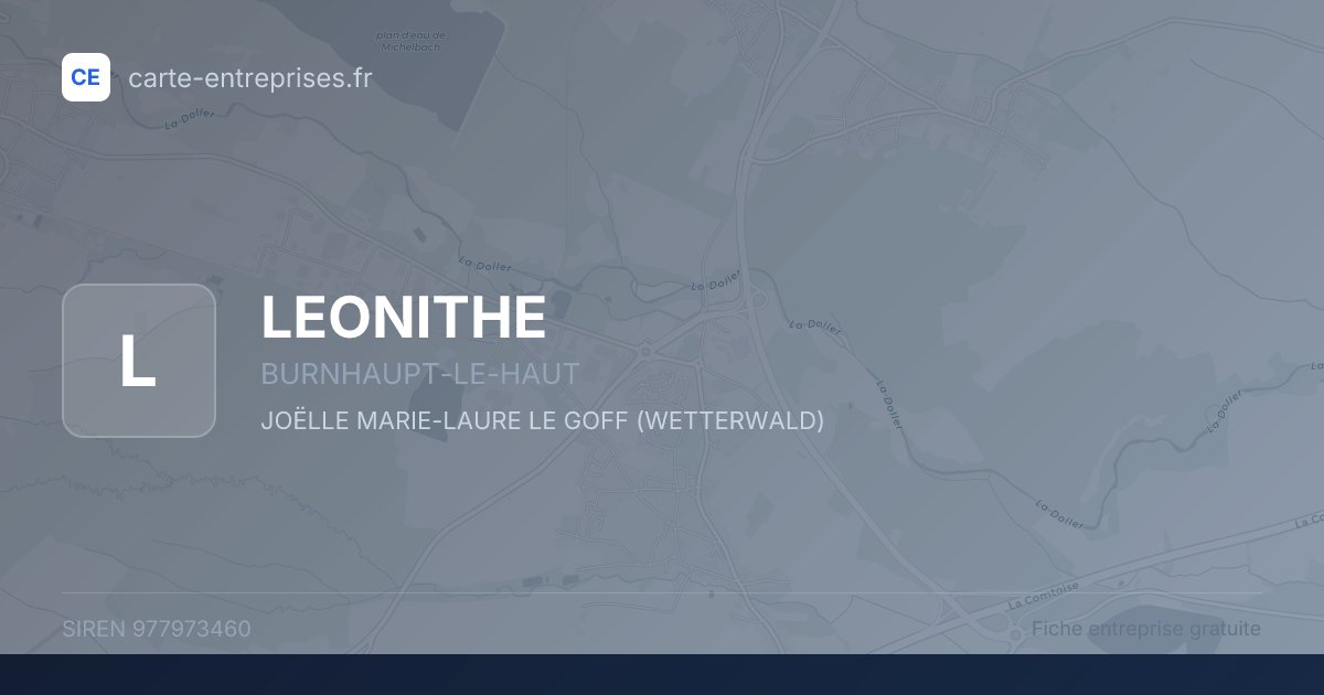 LEONITHE — 977973460 — fiche entreprise