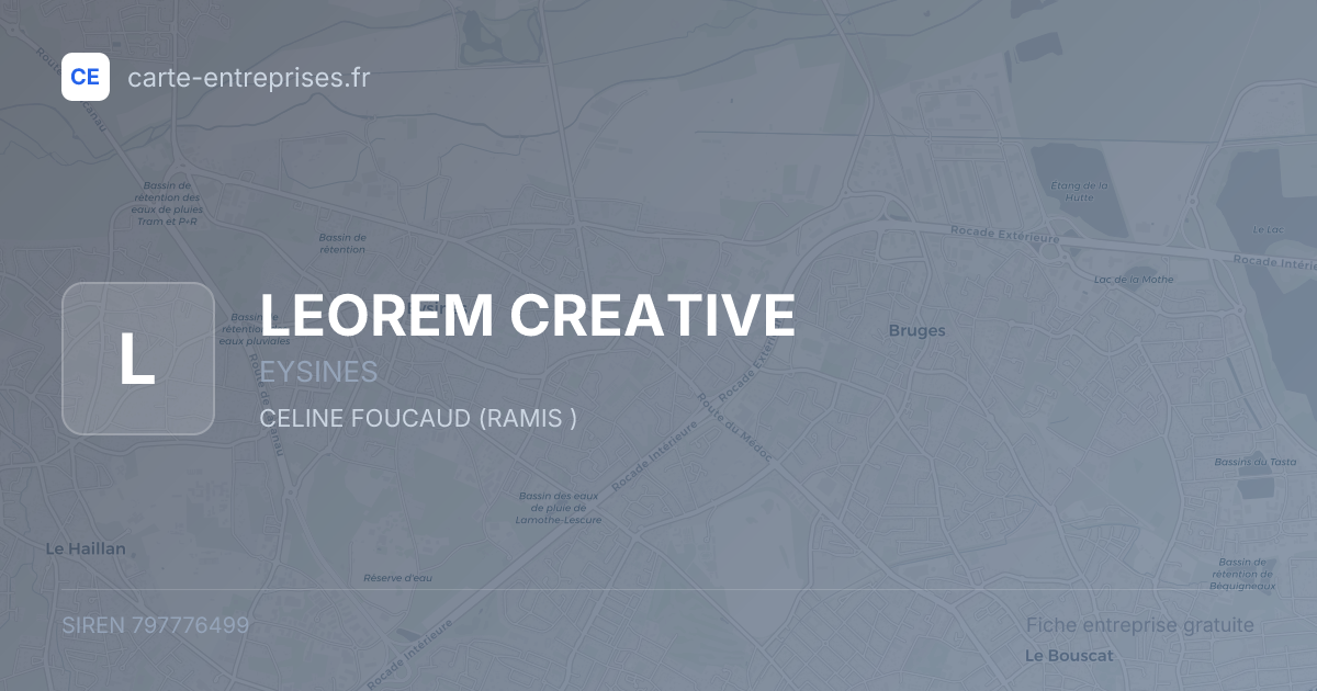LEOREM CREATIVE — 797776499 — fiche entreprise