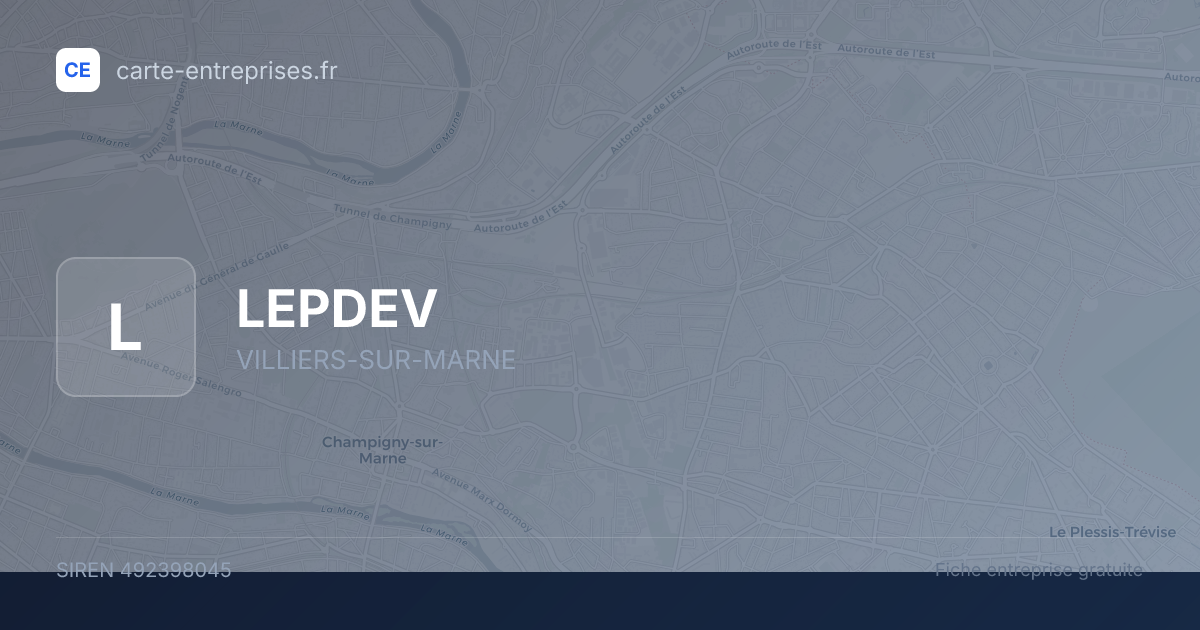 LEPDEV — 492398045 — fiche entreprise