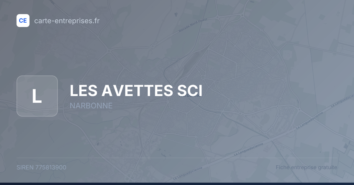 LES AVETTES SCI — 775813900 — fiche entreprise