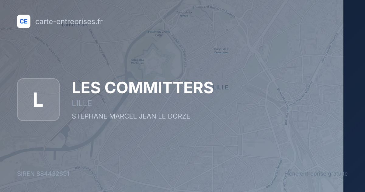 LES COMMITTERS — 884432691 — fiche entreprise