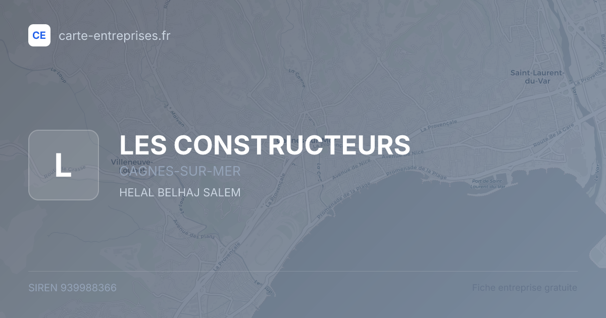 LES CONSTRUCTEURS — 939988366 — fiche entreprise