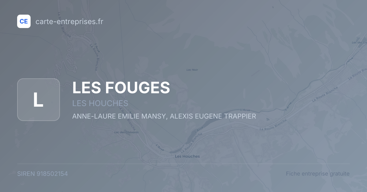 LES FOUGES — 918502154 — fiche entreprise