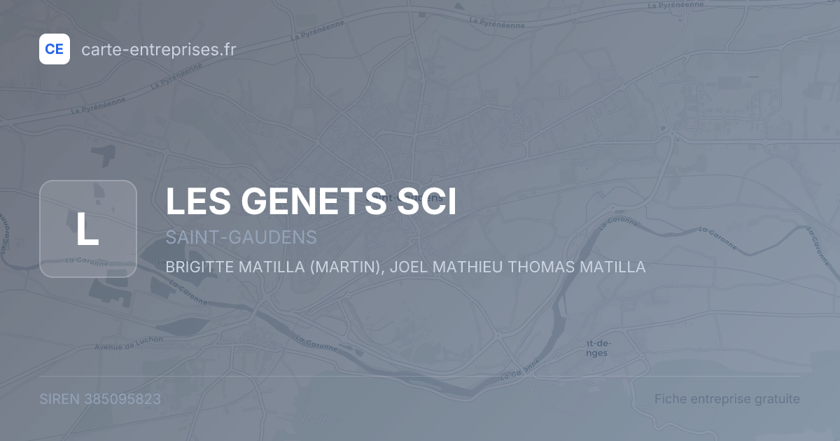 LES GENETS SCI — 385095823 — fiche entreprise