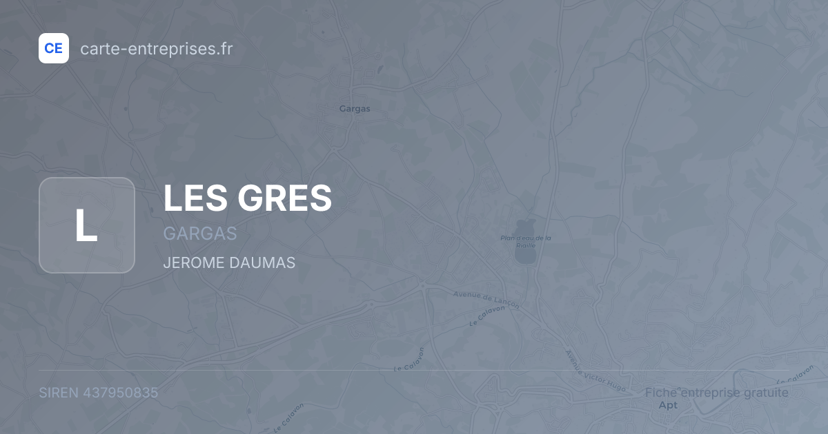 LES GRES — 437950835 — fiche entreprise