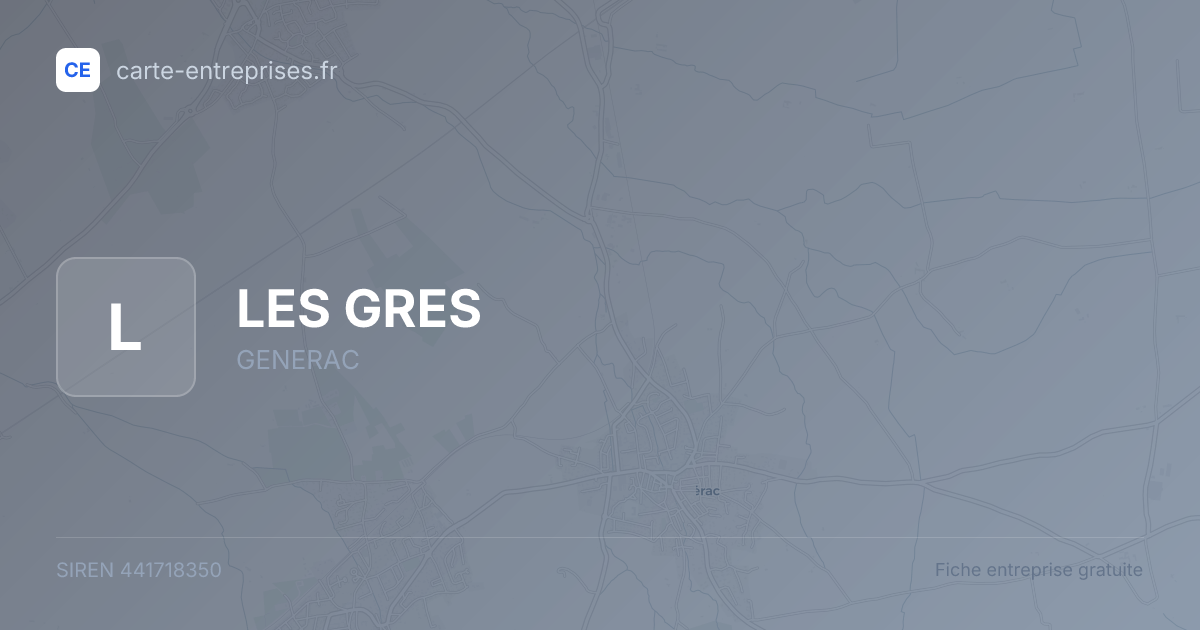LES GRES — 441718350 — fiche entreprise