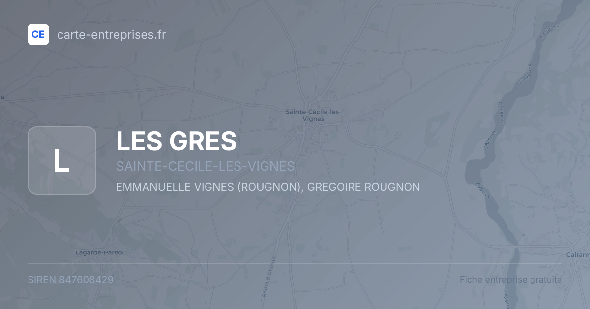 LES GRES — 847608429 — fiche entreprise