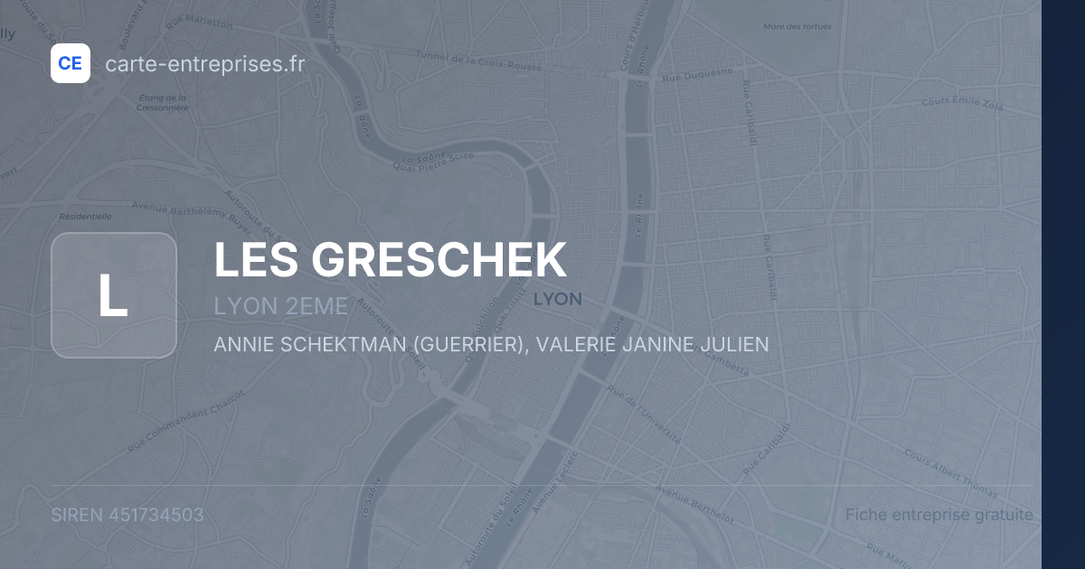 LES GRESCHEK — 451734503 — fiche entreprise