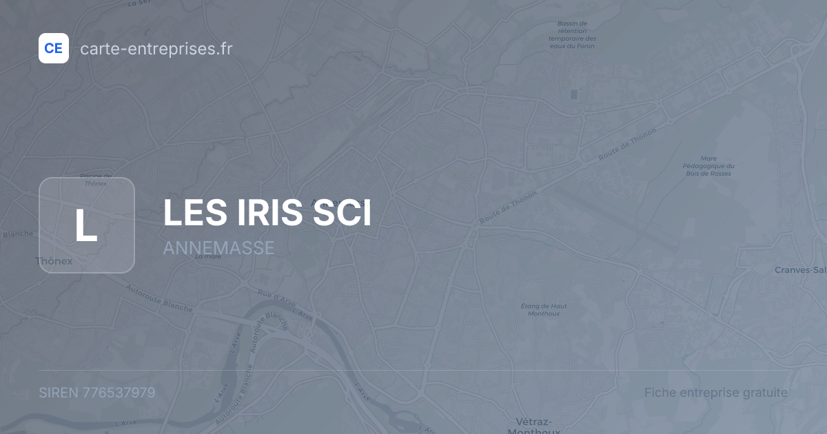 LES IRIS SCI — 776537979 — fiche entreprise